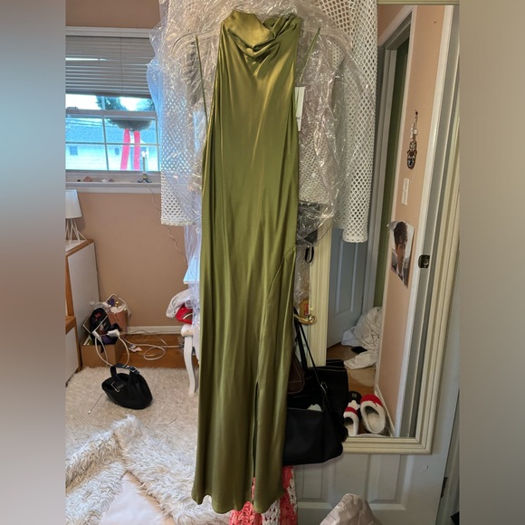 NWT AMANDA UPRICHARD STANFORD GREEN DRESS - Picture 3 of 5